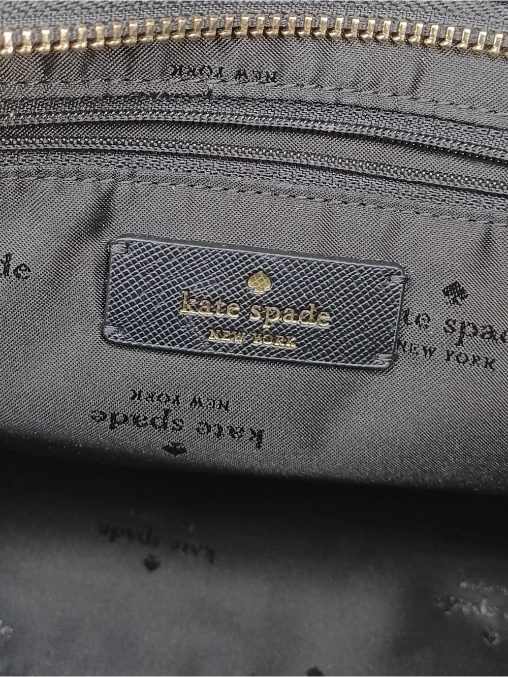 Kate spade Rae medium black saffiano satchel. Excellent condition.